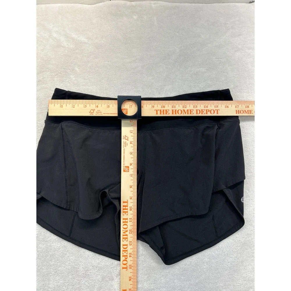Lululemon Speed Up Shorts Women 10 Black Mid Rise 4" Inseam Athletic Running - Picture 5 of 6